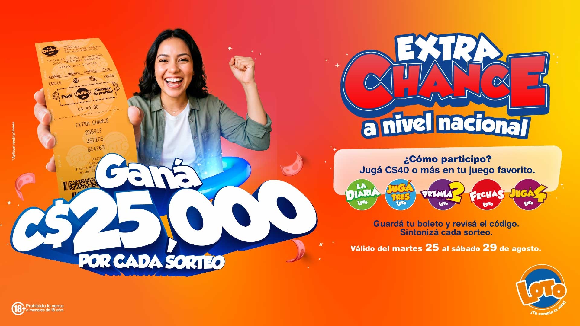 REGLAMENTO PARA JUEGO PROMOCIONAL  “EL EXTRACHANCE NACIONAL”